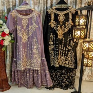 embroidery gharara