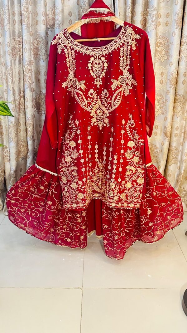 embroidery gharara