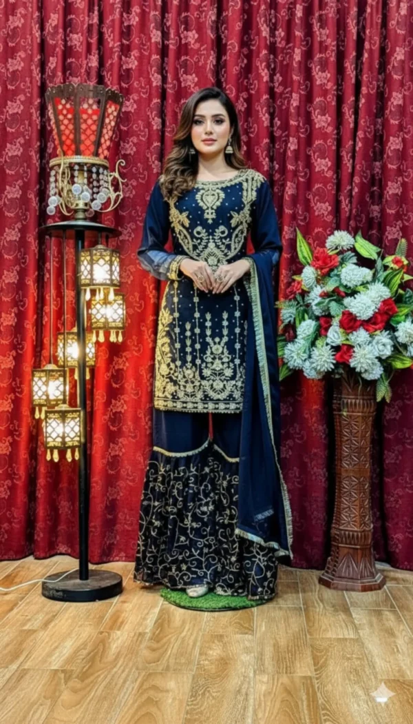 embroidery gharra | new look style & machine embroidery | sequence work | wedding & party wear