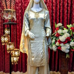 silk shirt cutwork stitching front open style long shirt hand embroidery sale bhabhis boutique