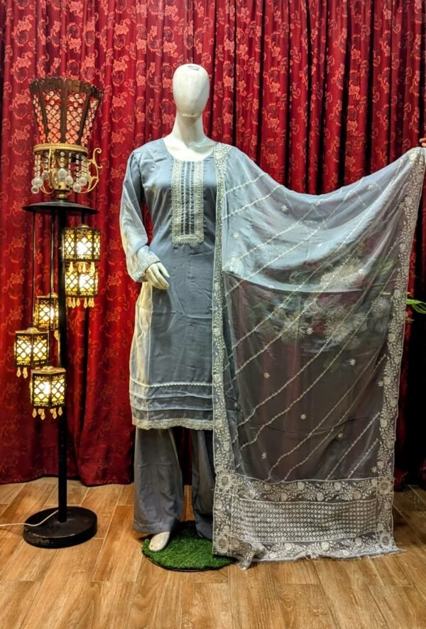 heavy duppta | new look | dlitter dori work & fancy duppta | new party wear suit