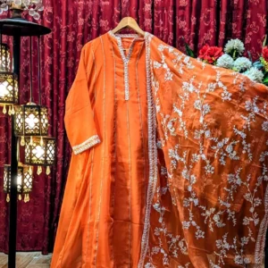 new jal duppta look | glitter dori | work embroidery sequence duppta new style look party wear & wedding dress