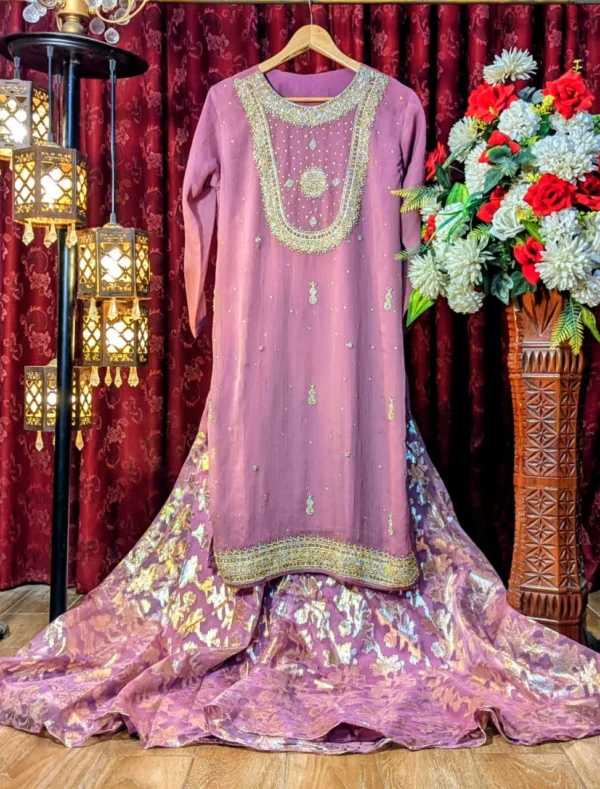 hand work & long shirt | style patola | banarasi plazo | new arrival | new design | hand embroidery