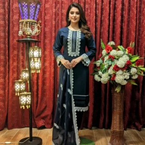 dupatta fancy & glitter dori work | long shirt fancy dupatta