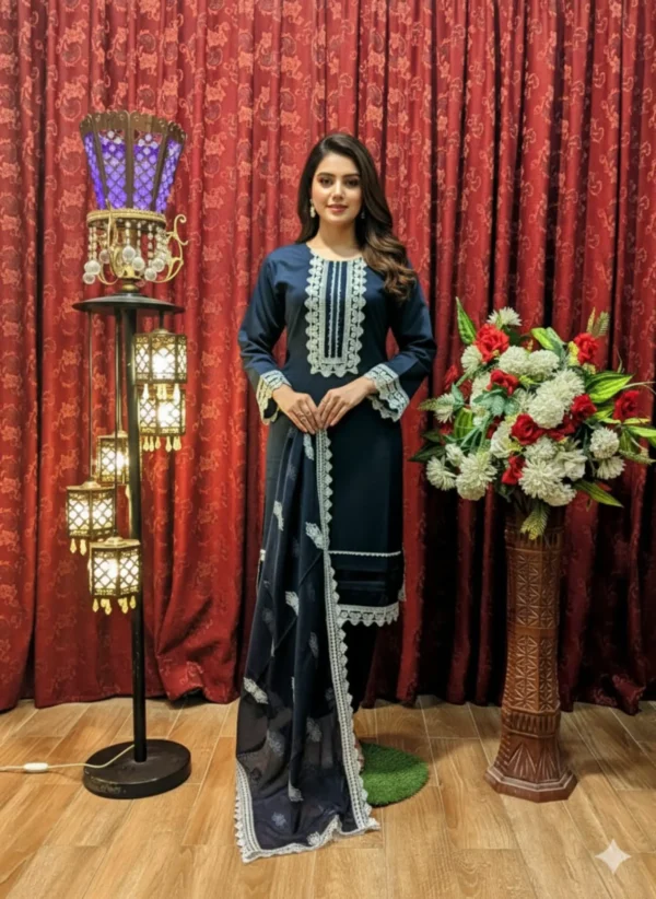 dupatta fancy & glitter dori work | long shirt fancy dupatta