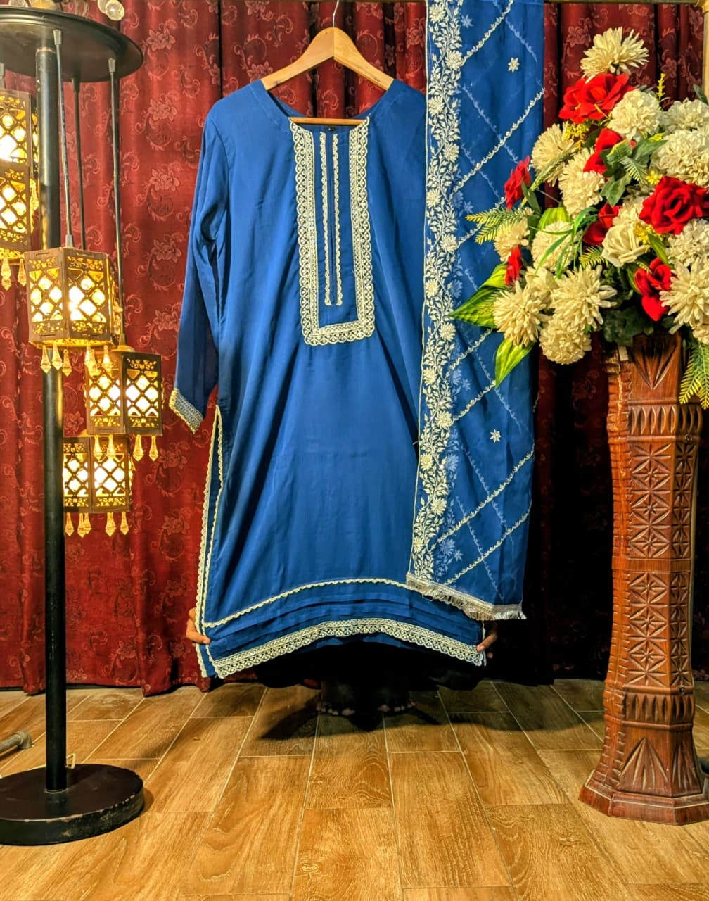 heavy duppta | new look | glitter dori work & fancy duppta | new party wear suit