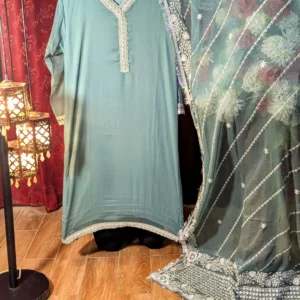 heavy duppta | new look | glitter dori work & fancy duppta | new party wear suit