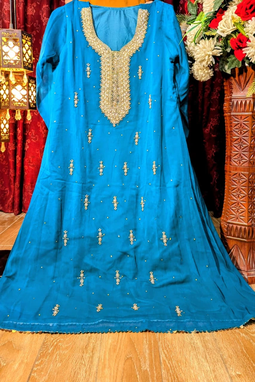 fancy gala new style | hand work | new frock wedding & engagement | party wear suit