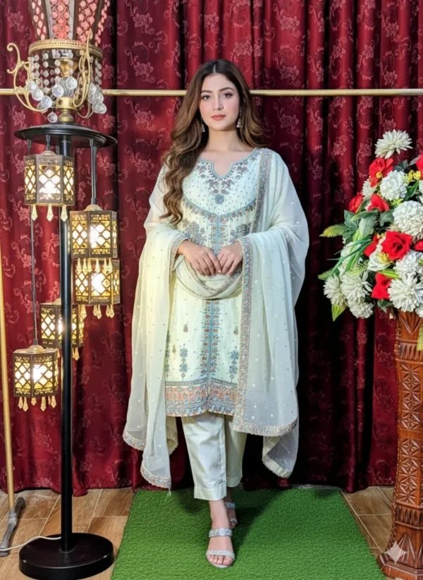 haina print | palzo style | shot shirt & new arrival | hand work | pearl duppta | fancy palzo style (copy)