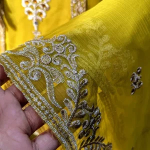 designer dress | silk shirt style | total hand work | fabric silk | new arrival | wedding & engagement | party wear suit (copy)