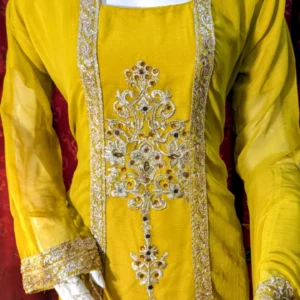 designer dress | silk shirt style | total hand work | fabric silk | new arrival | wedding & engagement | party wear suit (copy)