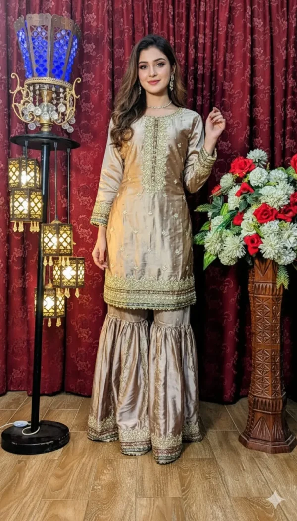 hand work & ghara style | silk fabric | new arrival | new design | hand work